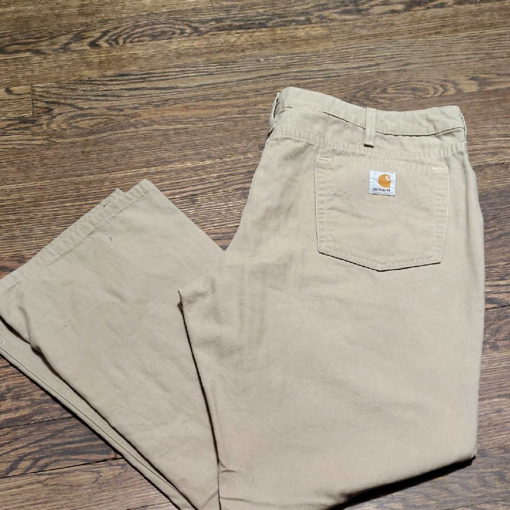 Carhartt Women's Wide Leg Pants in Tan